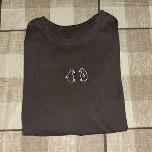 Embroidered over-sized tee